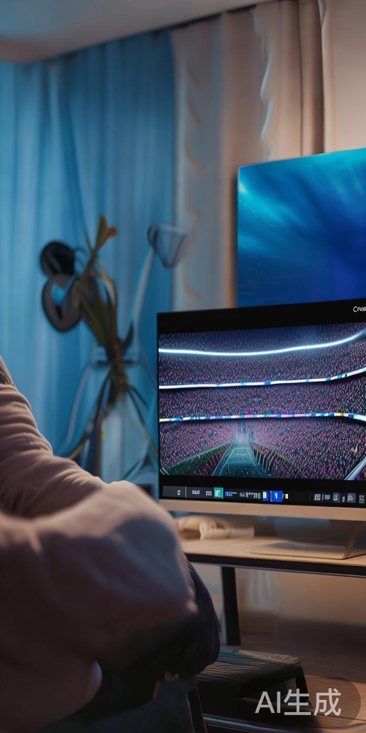 近年来，许多体育赛事都借助平台实现了“云直播”。一